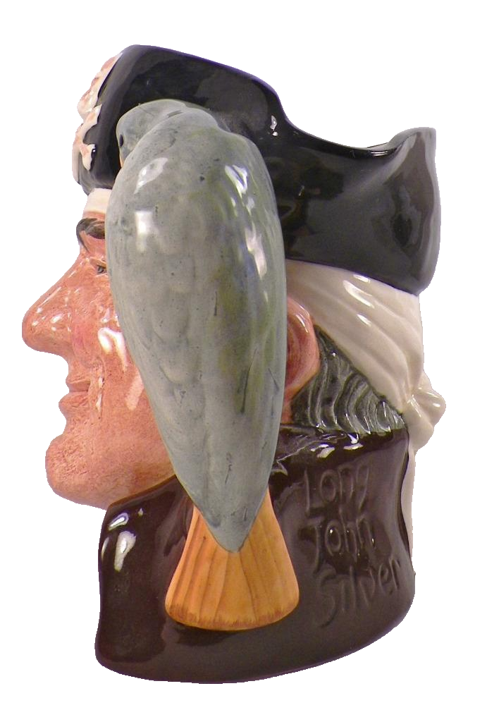 Royal Doulton Long John Silver Character Jug Toby Mug D6335 1951