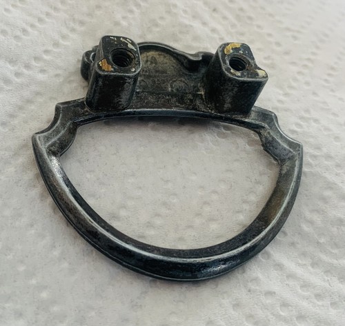 1”center Brass Antique Hardware Mid Century Modern French Provincial drawer pull - Picture 3 of 5