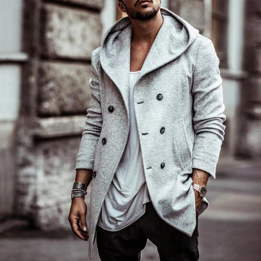 Men's stylish deals trench coat