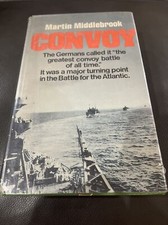 WW2 convoi de la marine allemande britannique Martin Middlebrook couverture rigide ex-libris livre