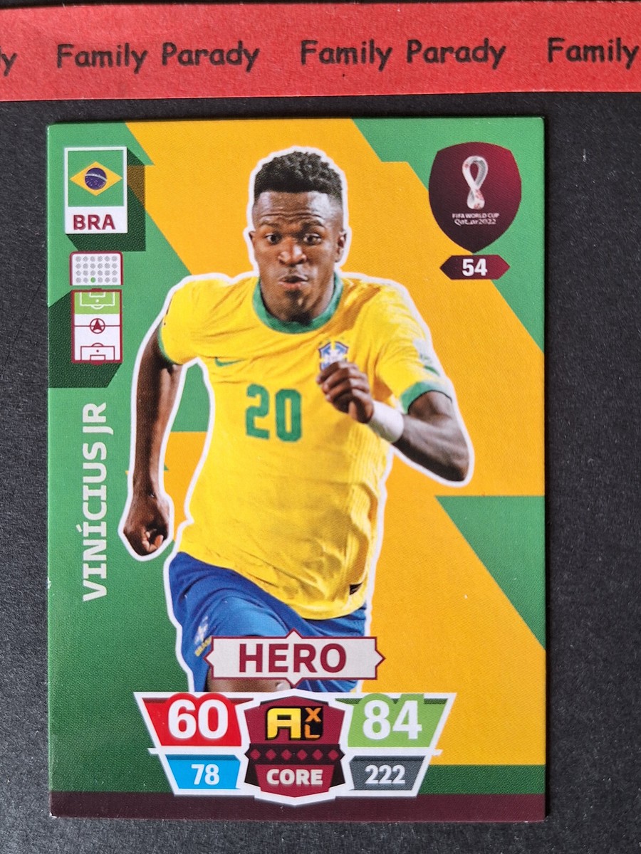 Vinicius Jr 54 Brazil Panini Adrenalyn XL World Cup 2022