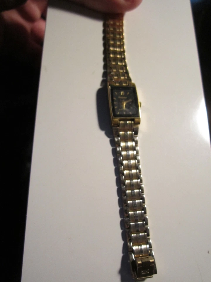 ARMITRON NOW WATCH QUARTZ BLACK FACE LADIES' 6 1/2" LONG BBA36 - Image 3 of 4