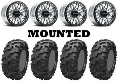 Kit 4 ITP Blackwater Evolution 28x9-14/28x11-14 on Ryno Beadlock Machined CAN