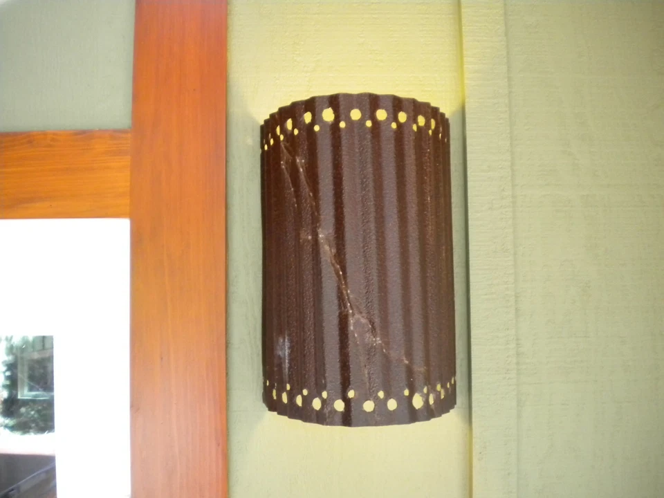 ¡OFERTA! (#12) 20 piezas AZULEJOS DE HOJALATA DE METAL CORRUGADO RECUPERADOS Envío gratuito Foto 3 de 4