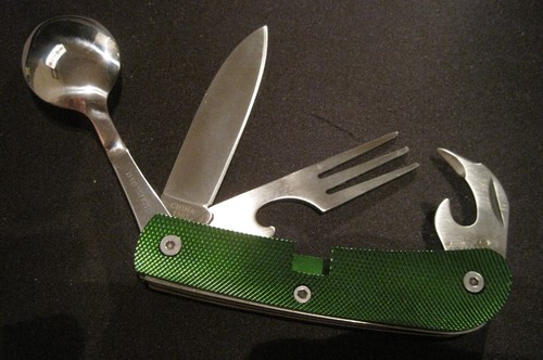 Vintage Ka-Bar 1302 Hobo Knife Spoon Fork Camper - New in box - Picture 4 of 18