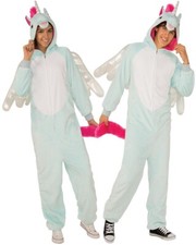 PEGACORN Adult Unisex Hooded Jumpsuit Costume - unicorn pegasus