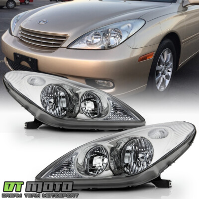 2002-2003 Lexus ES300 2004 ES330 Halogen Model Headlights Headlamps Left+Right