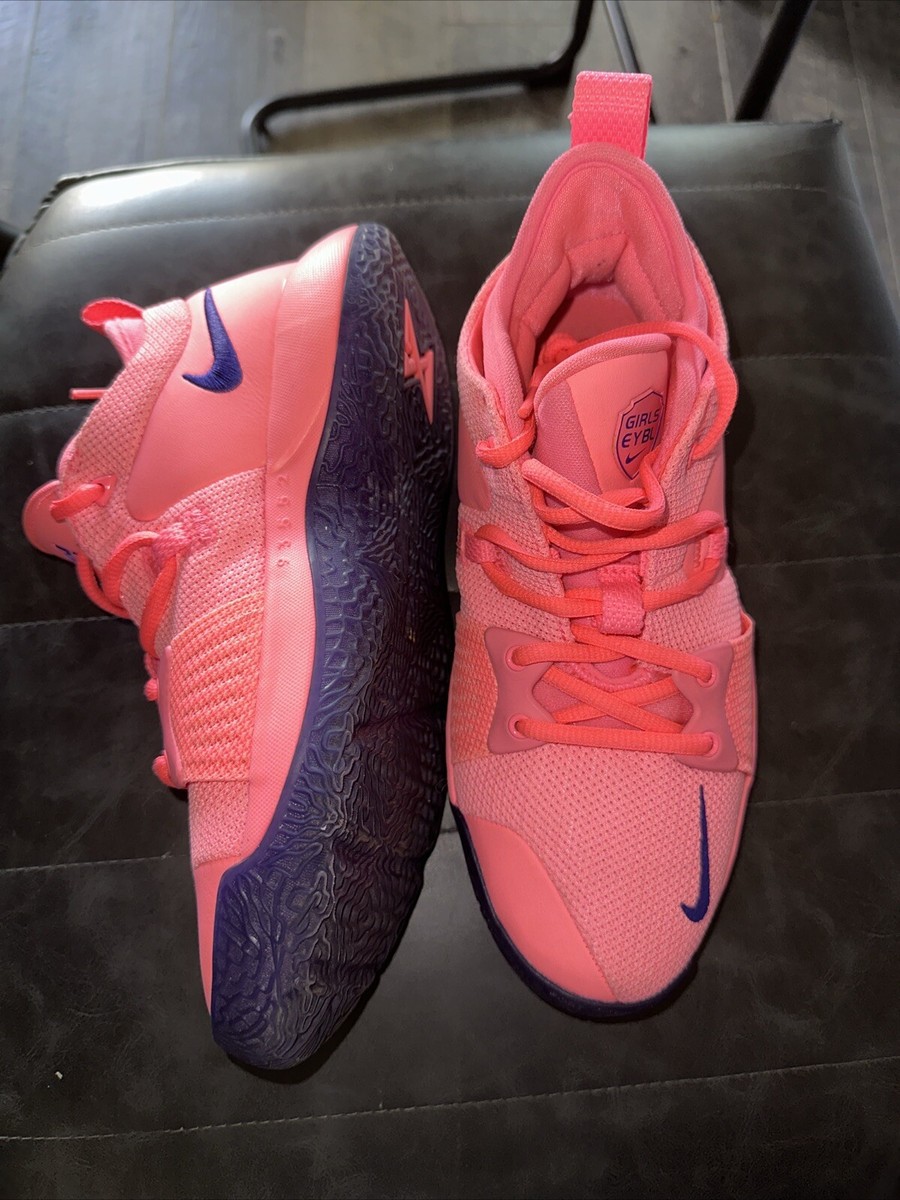 Nike PG 2 GEYBL EYBL Promo Sunset Pulse Pink Size 6YOUTH (women's