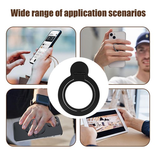 Magnetic Mobile Phone Ring Holder Buckle Alloy Bracket for iPhone - Picture 8 of 14