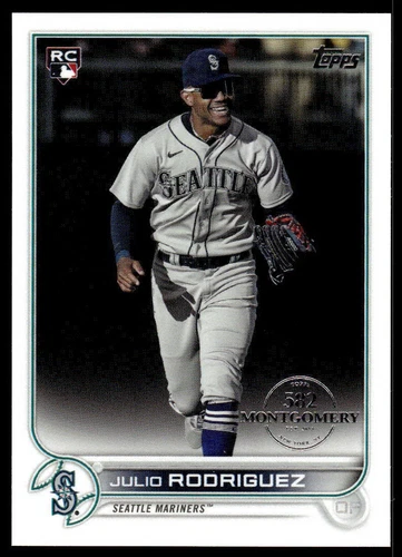 2022 Topps Series 2 Julio Rodriguez #659 582 Montgomery Stamp RC Mariners