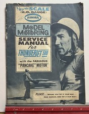 Aurora Model Motoring Service Manual For Thunderjet 500
