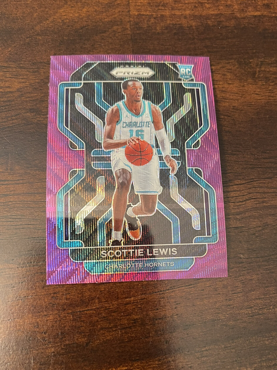 2021-22 Panini Prizm NBA Scottie Lewis Purple Wave Rookie Hornets
