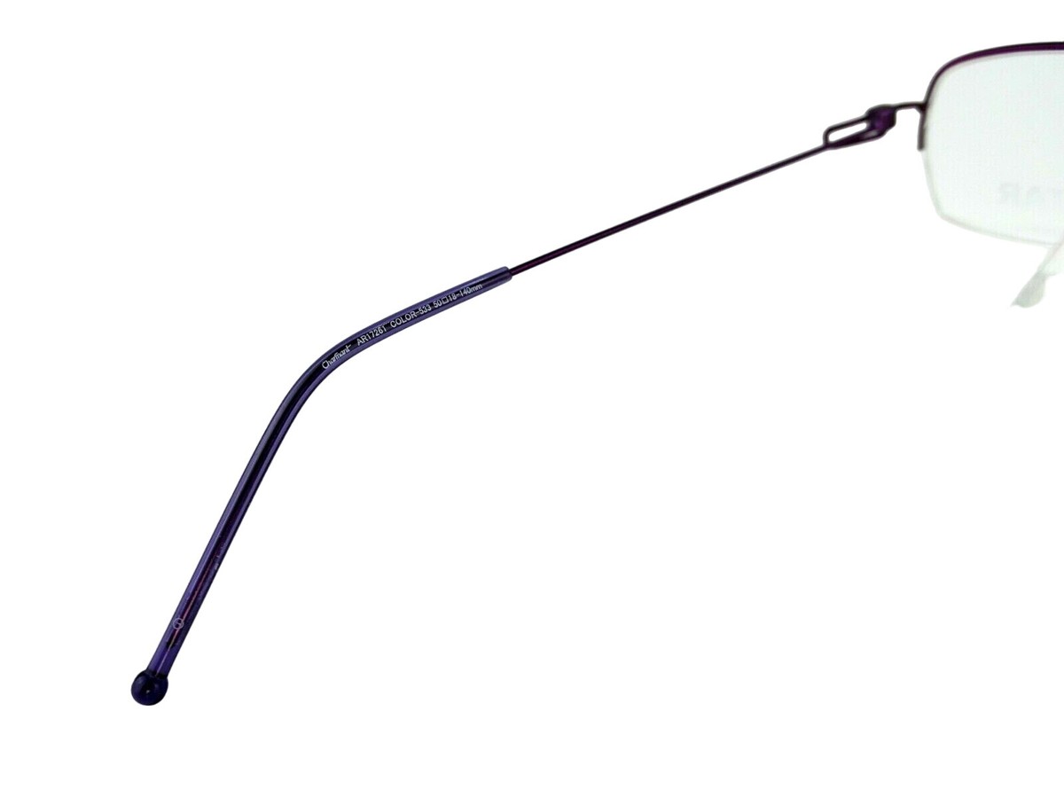 Aristar Ar17261 533 Violet Authentic Eyeglasses 50-18-140 ARISTAR 17261 (533) Violet 50-18-140 STAINLESS STEEL  main image 4