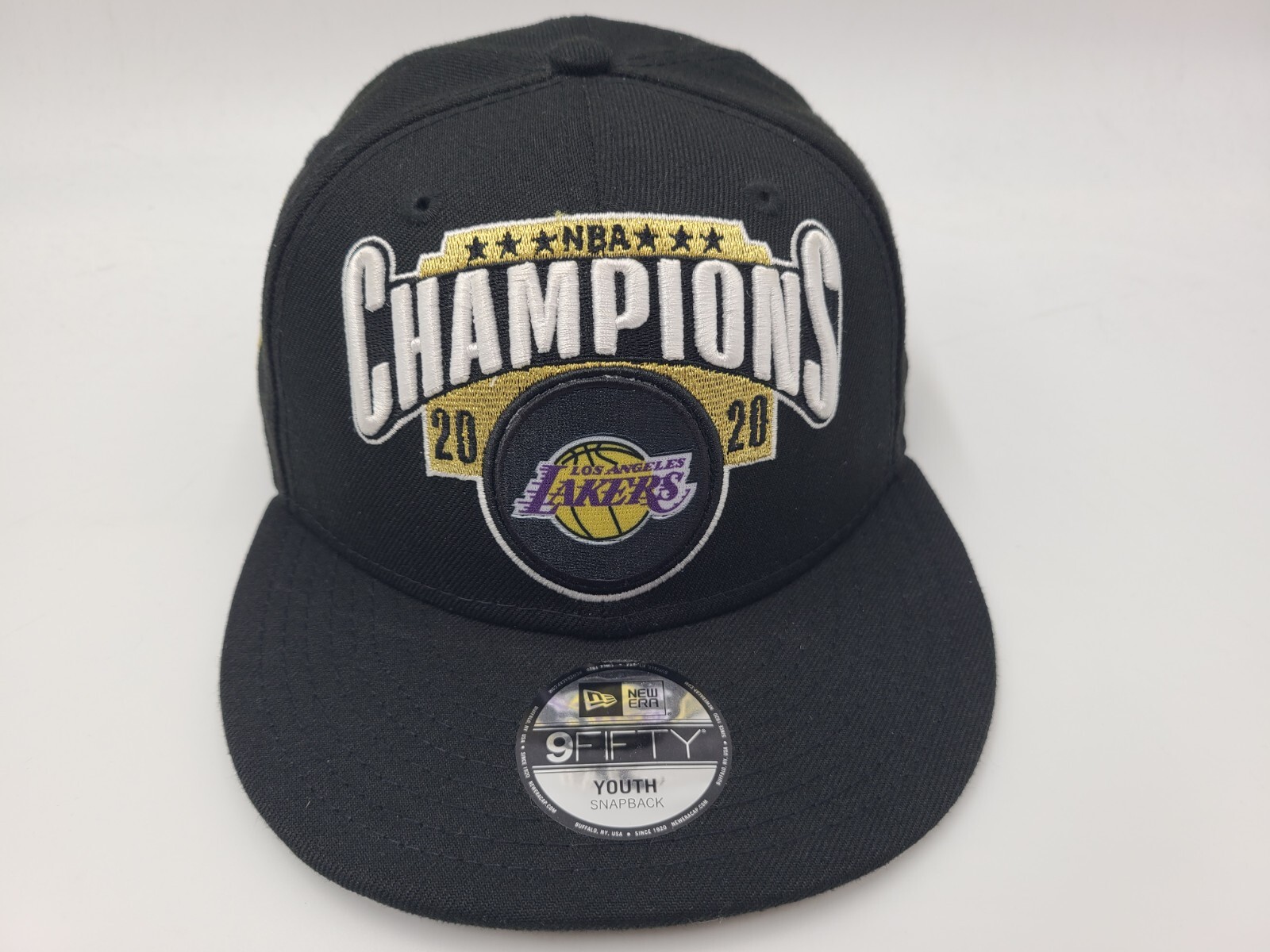 Youth Los Angeles Lakers 2020 NBA Champions New Era 9Fifty Snapback Hat Cap Boys
