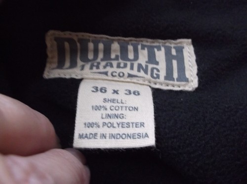 Duluth Fire Hose Cargo Pants Mens 37x36 Relaxed Fit Canvas Work 92204 NWOT - Picture 5 of 5