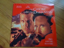 The Ghost And The Darkness Laser Disc Movie Starring: Michael Douglas Val Kilmer