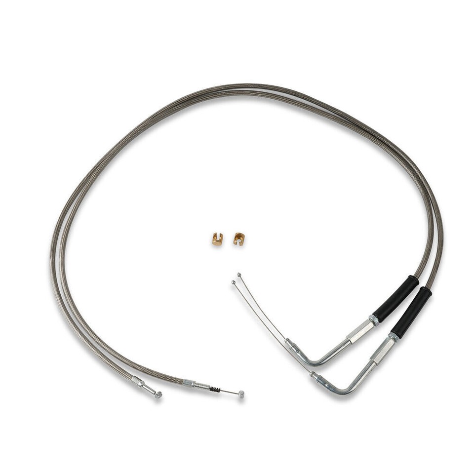 V-Twin Manufacturing 42 In. Stainless Steel Throttle And Idle Cable Set 28 0113sp 8.p1919363 - Foto 10