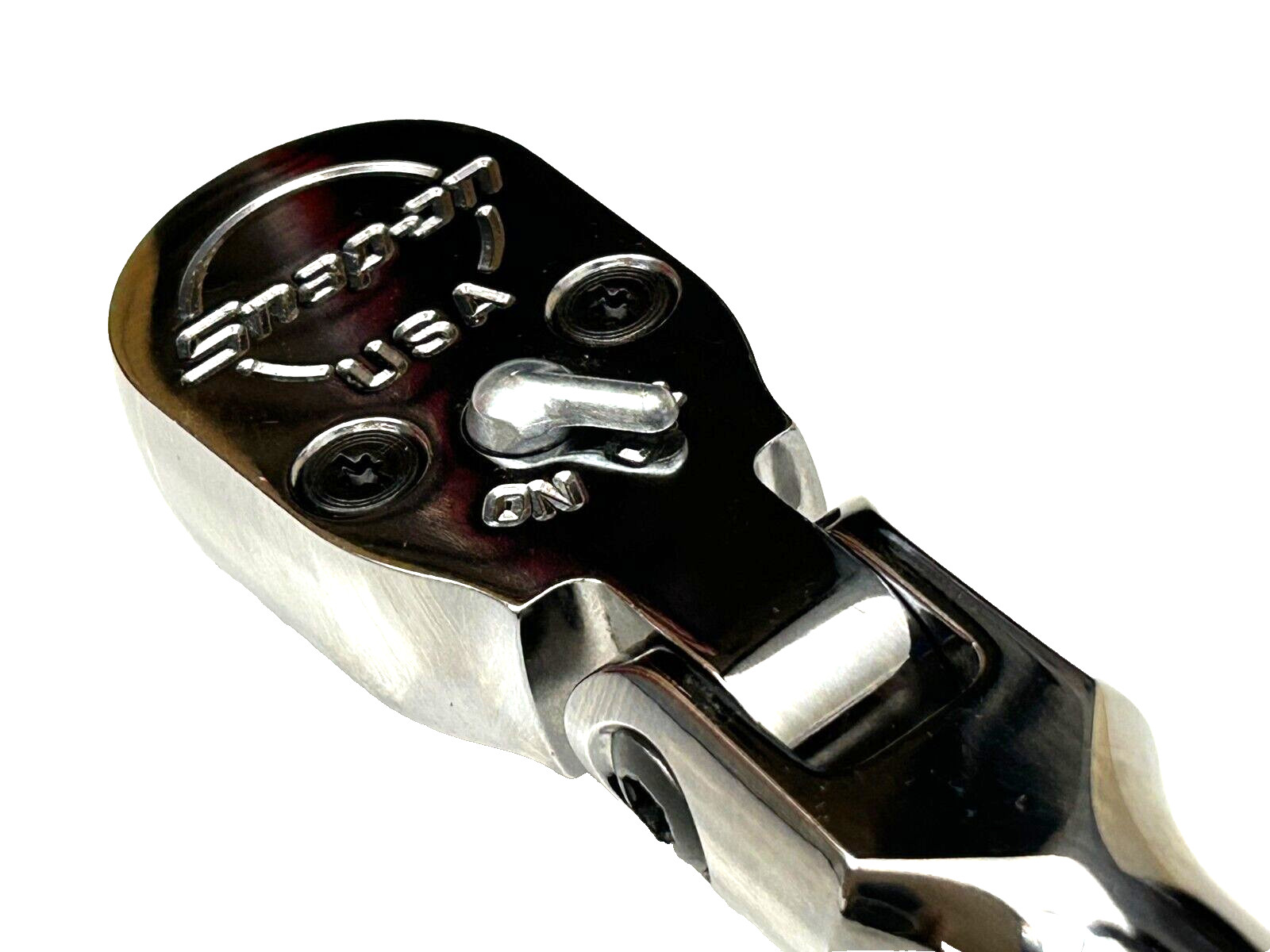 Snap On Tools NEW SF80A 1/2" Drive Chrome Standard Length Flex Head Ratchet USA