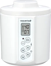 TANICA Yogurt Maker with Temperature Control, Timer and Buzzer 1200ml AC 100V