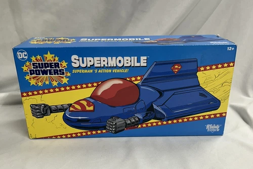 McFarlane DC Super Powers Supermobile Superman Action Vehicle New