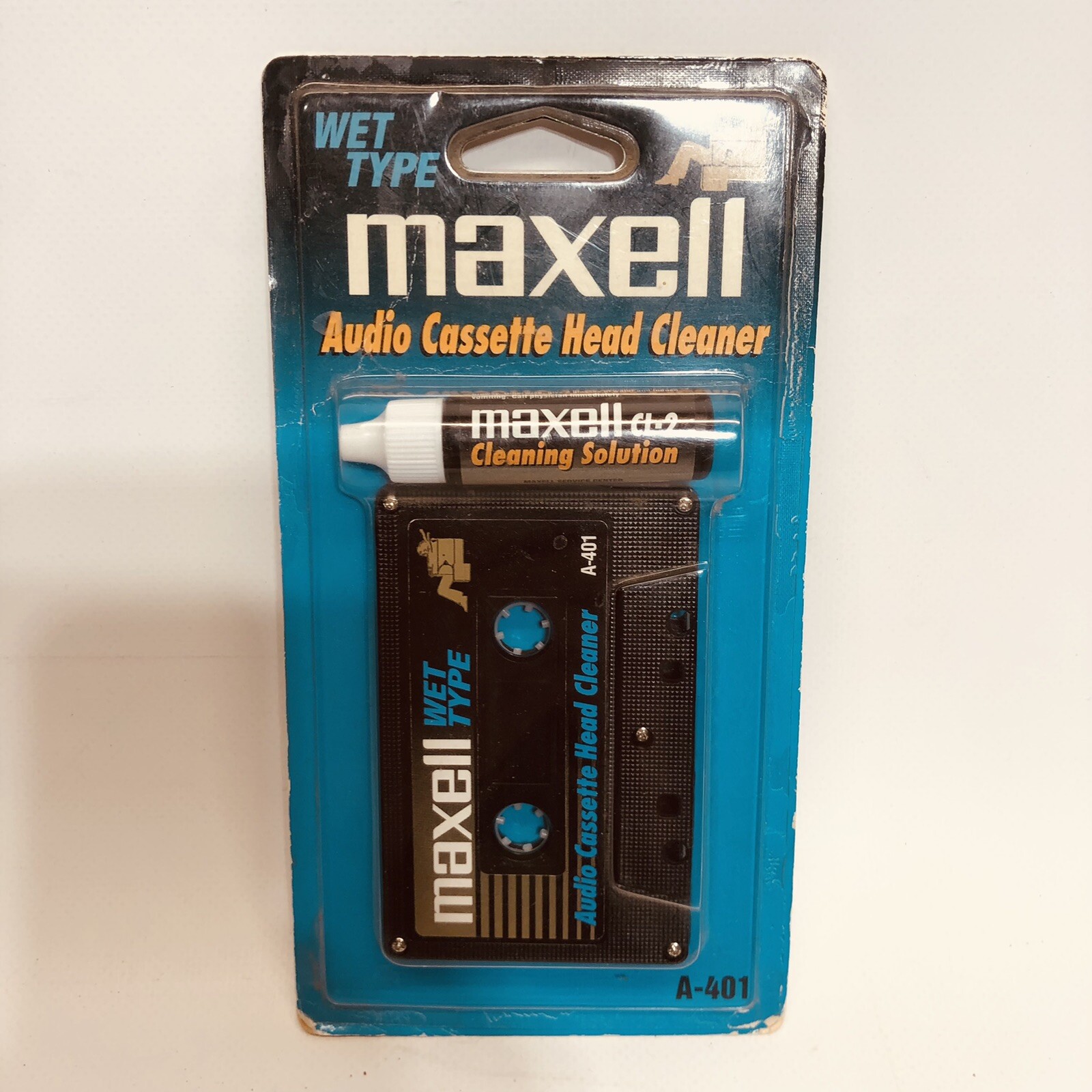 Maxell Cassette Tape Head Cleaner Wet Type A401 Maxell NEW OLD STOCK FAST SHIP! eBay