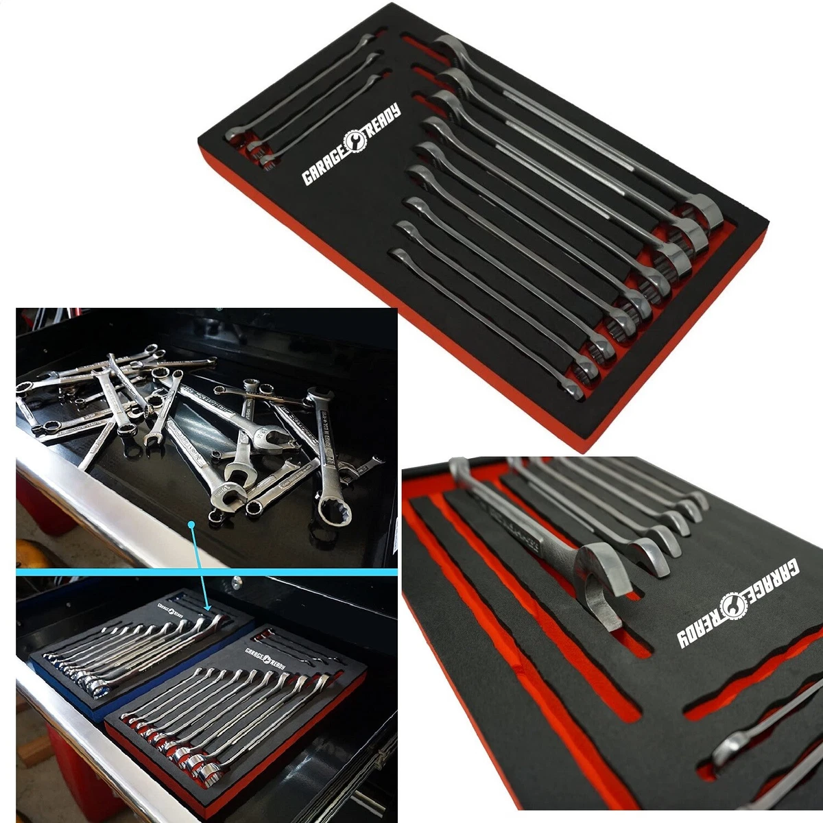 Wrench Organizer For Craftsman Tools, ToolBox Chest Cart Standard