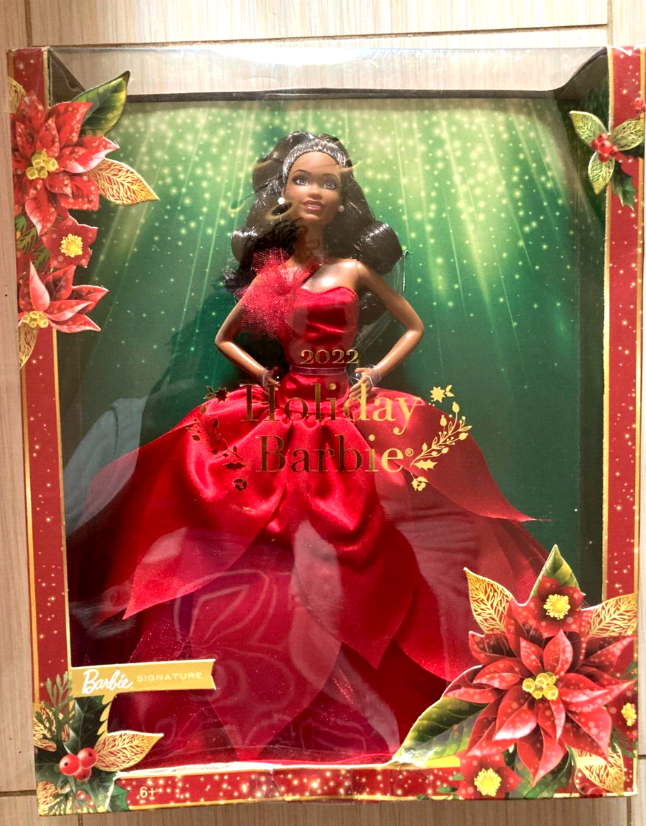 Barbie Signature 2022 Holiday Collector Doll African American NEW