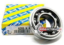 SNR 6205 NR BALL BEARING, OPEN TYPE  SNAP RING 25x52x15 mm