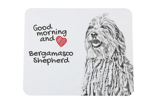 Bergamasco muismat met hond Art-Dog
