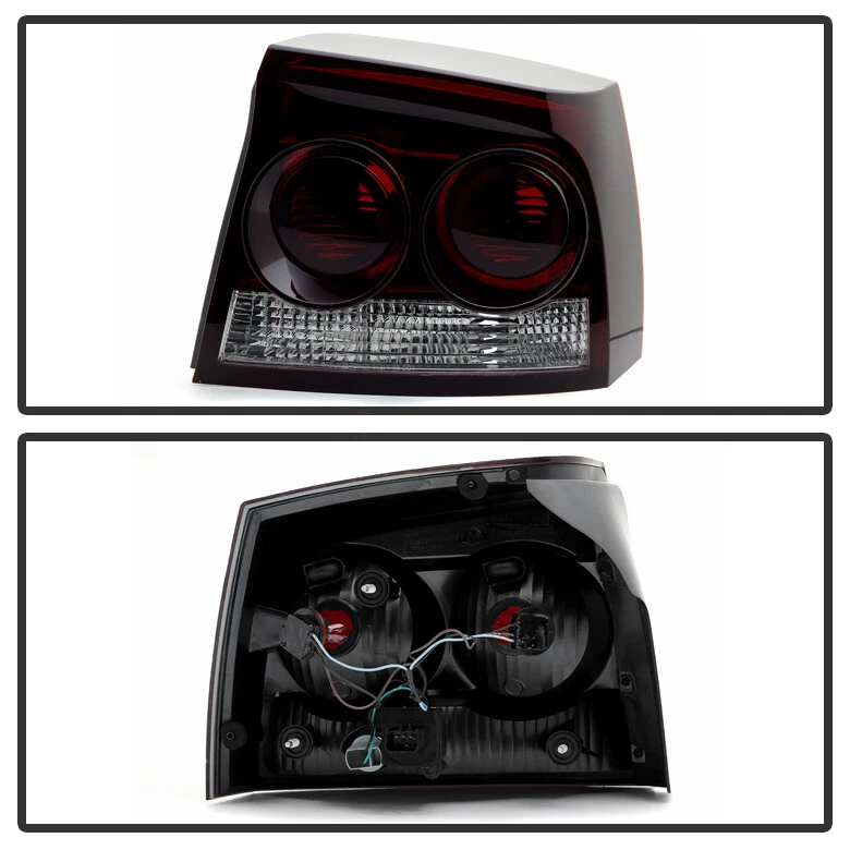 Luces traseras Red Smoke 2009-2010 Dodge Charger SE/SXT/SRT8 luces de freno izquierda+derecha Foto 3 de 4