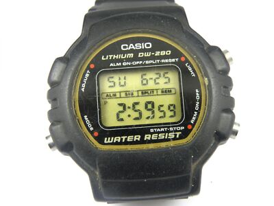Vintage Herren Casio DW-280 Digitaluhr - 200m