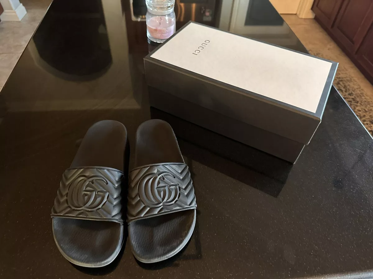 Size 4 shop gucci slides