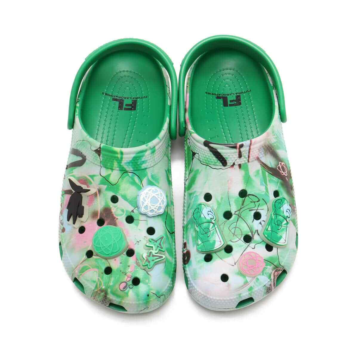 その他 WHAT WE WANT KUMIKOSHADE_TYPE2 CROCS Grade-School Shimmer Gemstone Classic Clog 209928-6UR