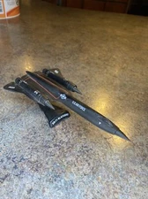 DIECAST SR-71 BLACKBIRD, MODEL POWER POSTAGE STAMP 1:200 #5389 NO BOX WITH STAND