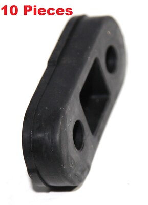 10PC Black Exhaust System Insulator Rubber fit81-13 Ford Dodge Chrysler Plymouth