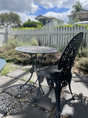 Cast Iron Garden Setting Table And 1 X Chair Outdoor Dining Furniture Gumtree Australia Brisbane North East Kedron 1292229295 Cast Iron Garden Setting Table And 1, Iron Garden Furniture Gumtree
