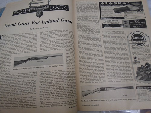 Harding's Magazine Fur Fish Game Hunting Fishing May 1960 River Fishing Cover - Picture 8 of 10