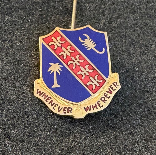 US Army 148th Field Artillery PB Pinback 9M Meyer DUI DI Insignia Crest Pin - Picture 2 of 4
