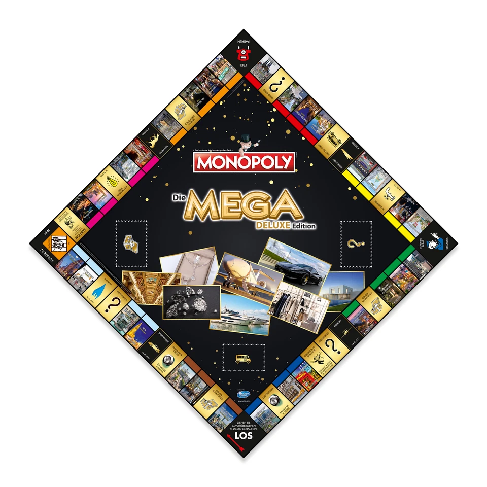 Monopoly - Mega Deluxe Brettspiel Gesellschaftsspiel Luxusausgabe Megaedition - Bild 3 von 4