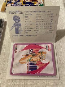 Dragon Master Silk Sega Saturn Ss Complete Item JPN Vintage Limiited Edition Rar