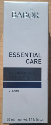 BABOR Essential Care 50 ml - BB Creme SPF 20 Nr. 01 light, trockene Haut - OVP