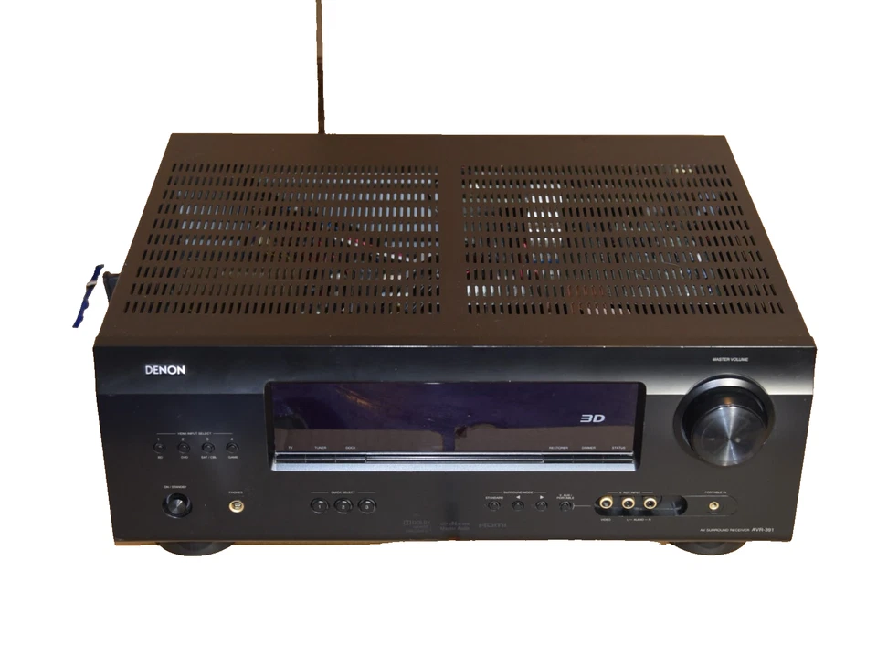 Denon AVR-391 Surround System Receiver PARTS or REPAIR - Image 2 of 3