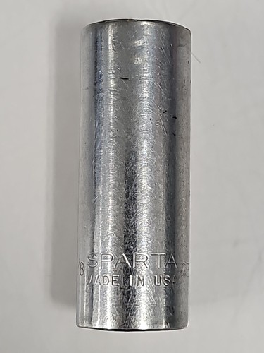 Sparta 5/8" 6 Point Deep Chrome Socket 3/8" Drive CBD-20 USA - Picture 3 of 8