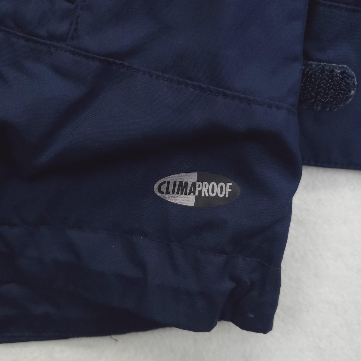 Adidas Jacket Mens Large Blue Climaproof Hooded Full Zip Clima365