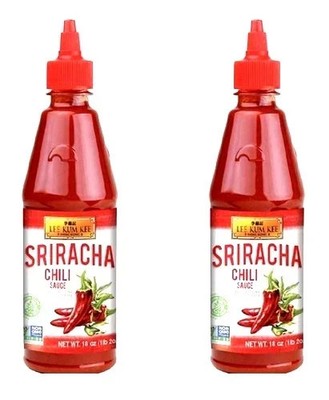 2 Pack Lee Kum Kee Sriracha Chili Sauce 18 Oz - No Preservatives, Non-GMO