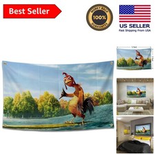 Large 3x5 Feet Outdoor/Indoor Chicken Banner - Perfect for Parties Events