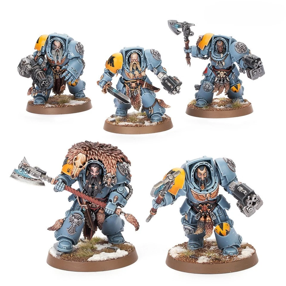 GAMES WORKSHOP [SINLGES] Space Wolves Wolf Guard Terminators - Single Miniatures Warhammer 40K
