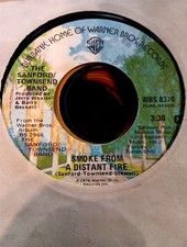 The Sanford/Townsend Band, Smoke From a Distant Fire  1976 WB 45 sleeve