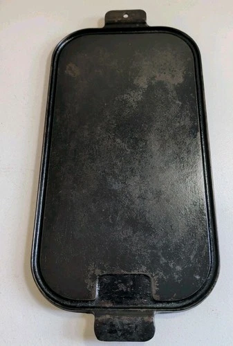 Vintage/Antique Wagner Cast Iron No. #8 Long  Griddle Steak/Pancakes Seasoned