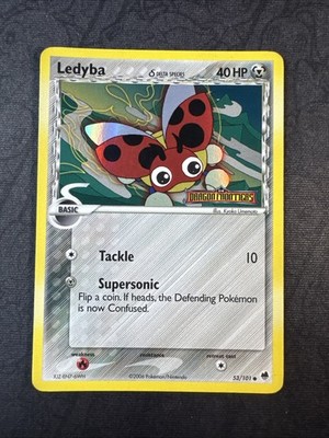 Ledyba (Delta Species) 53/101 Dragon Frontiers Reverse Holo Pokemon